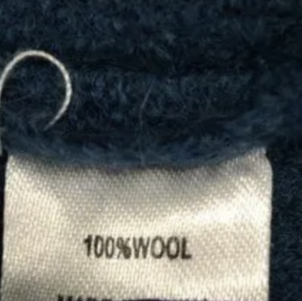 For Cynthia Women's 100% Wool Sweater Teal Size PXL - Picture 5 of 5